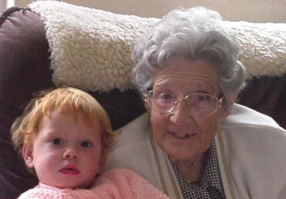 Randburg Granny (then 82) and Sami (then 2) in 2002