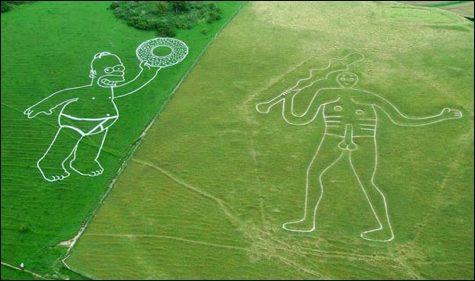 Homer and the Cerne Abbas Giant